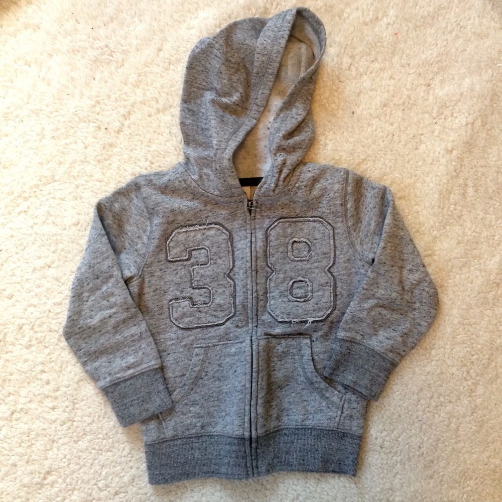 Boys Zip Up Hoodie - Size 4
